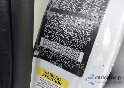 2019 Land Rover Discovery Sport Se z USA, uszkodzony, nr VIN SALCP2FXXKH791028